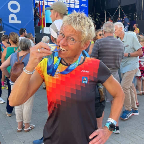 Bettina Lange wird Weltmeisterin im Aquathlon