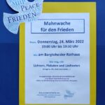 Heute 19:00 Uhr Mahnwache am Rathaus