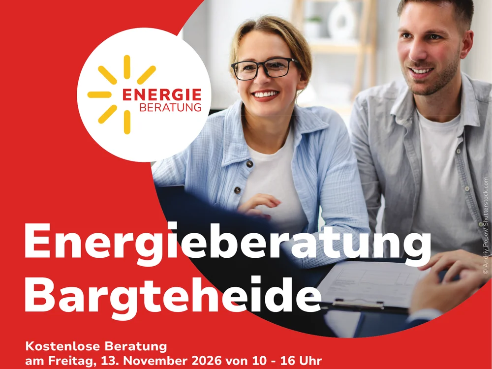 Plakat Energieberatung Bargteheide, 13. November 2026